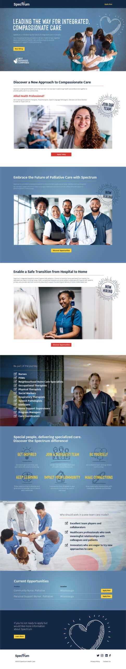 Website Landing Page